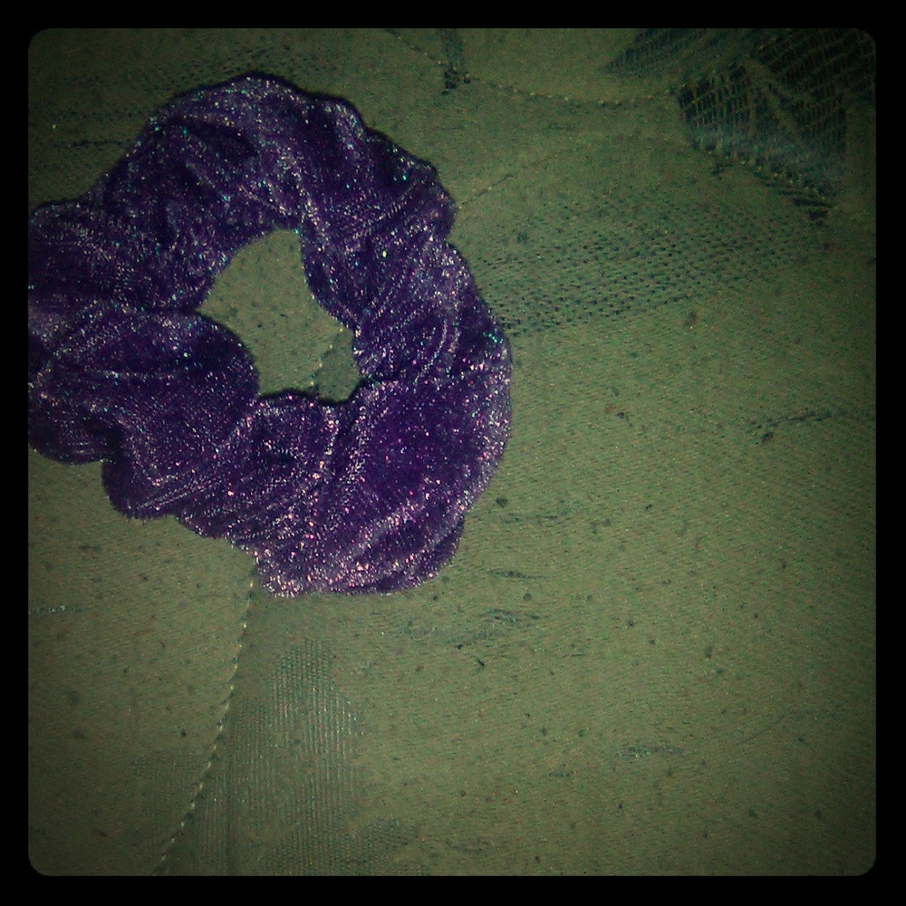Velvet scrunchie